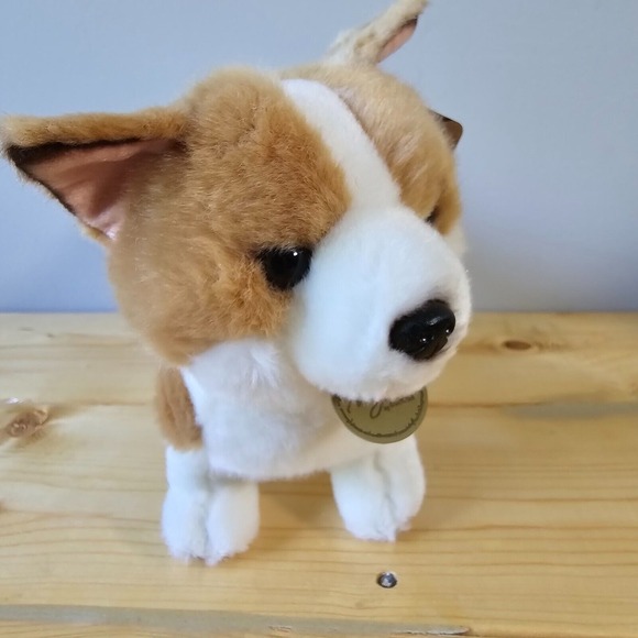 Aurora Miyoni Corgi Dog Plush 11” Realistic Stuffed Animal Welsh Puppy Toy - Picture 5 of 11